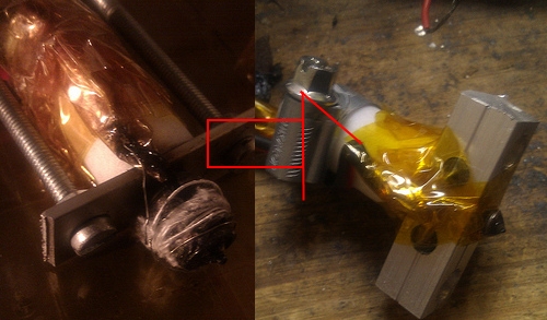 Repstrap/reprap: from nichrome wire to heater block Repstrap/reprap: from nichrome wire to heater block